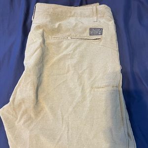 Mens Volcom khaki shorts